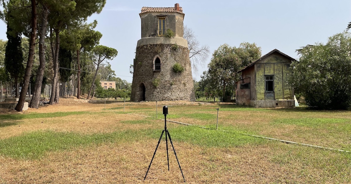 Rilievo laser scanner Torre Foce Sele